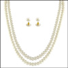 2 string white  pearl set - SJPJA-266 - Click here to View more details about this Product